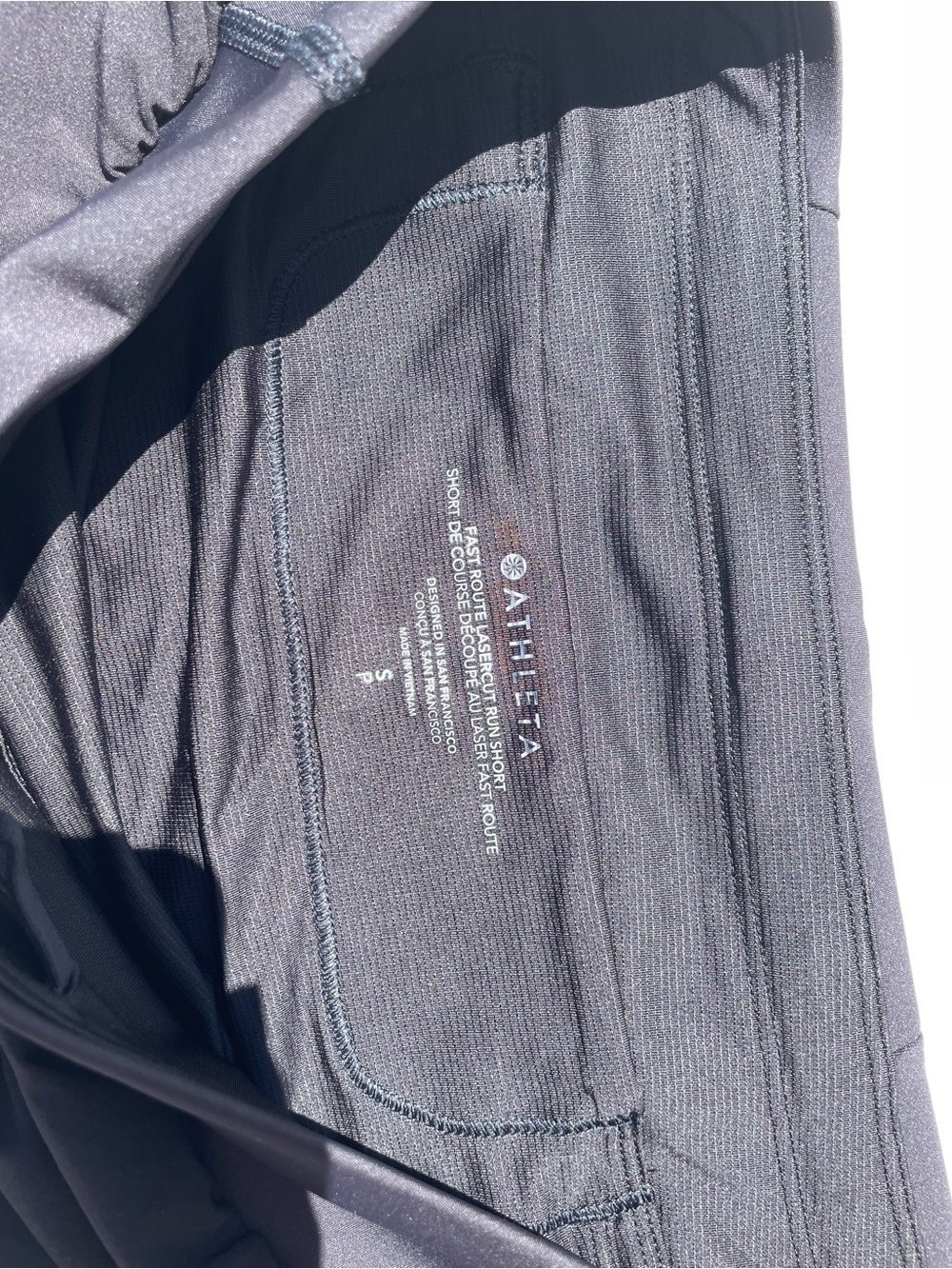 Athleta Black Athletic Skort with Inner Shorts - Picture 4 of 6